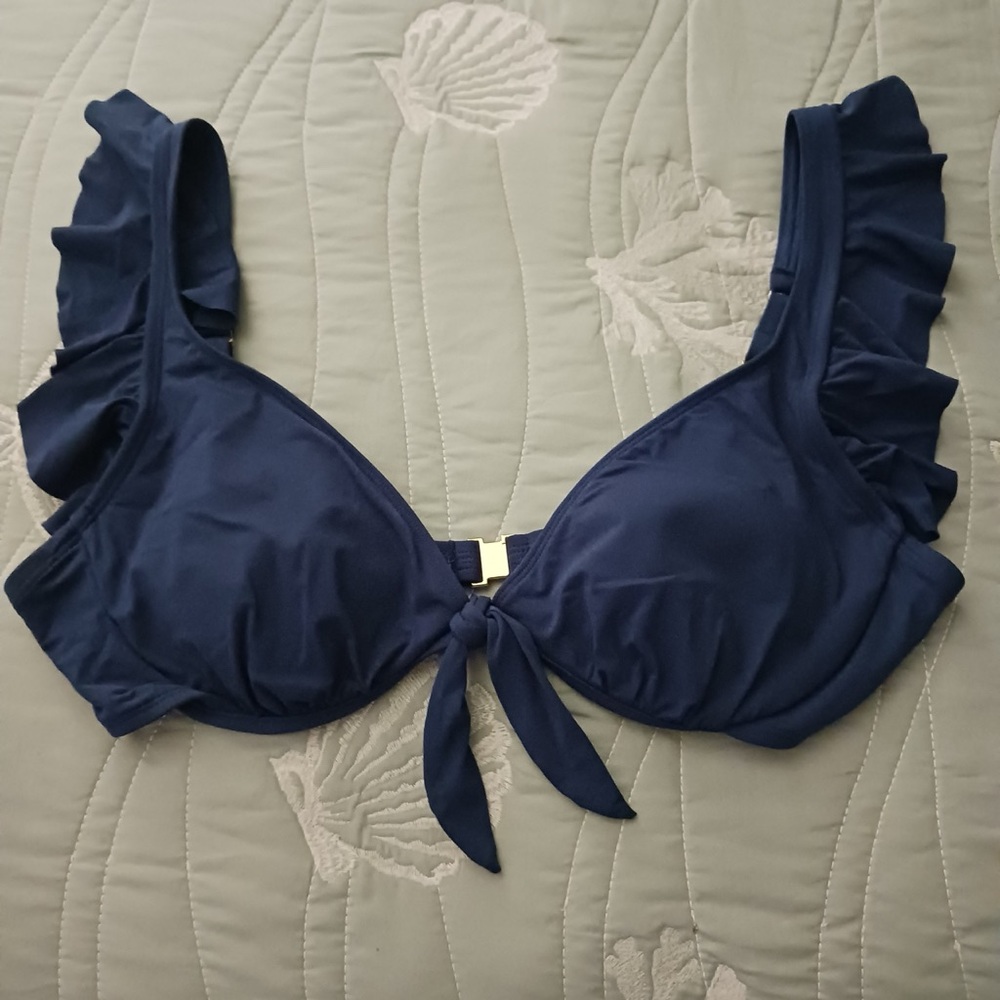 Bleu Rod Beattie Deep Blue Bikini Top
